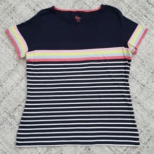 Boden Short Sleeve Stripe Shirt
